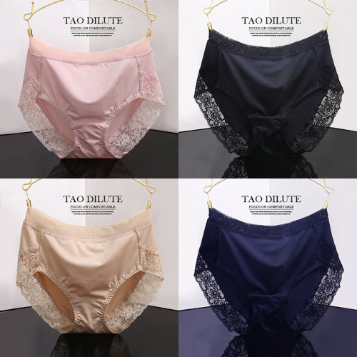 牛奶絲內褲女大碼胖mm200斤胖妹妹 絲滑性感高腰收腹超薄純棉襠 牛奶絲內褲女大碼胖mm200斤胖妹妹 絲滑性感高腰收腹超薄純棉襠