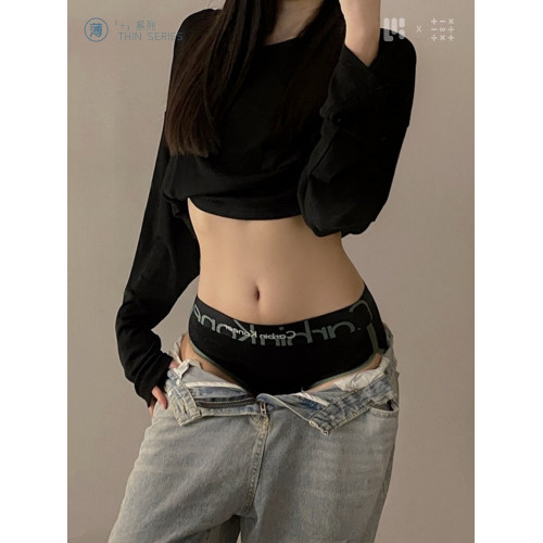 運動無痕內褲女生純棉全棉襠抑菌2025新款純欲女士性感高叉三角褲 運動無痕內褲女生純棉全棉襠抑菌2025新款純欲女士性感高叉三角褲