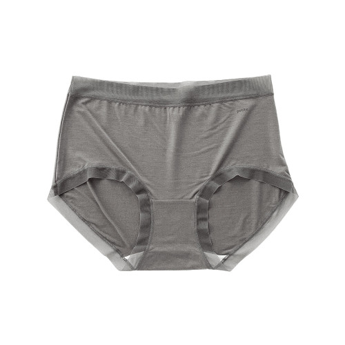 QINEI七內 80支莫代爾內褲女薄款夏裸感透氣膚色大碼包臀三角褲