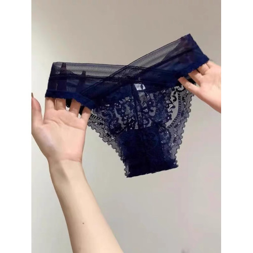 寶石藍色好高級娬媚!交叉V形蕾絲女士內褲~法式純欲~逐漸淪陷了~ 寶石藍色好高級娬媚!交叉V形蕾絲女士內褲~法式純欲~逐漸淪陷了~