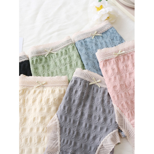 280斤彈力石墨烯內檔女無痕蕾絲邊高腰夏季薄款胖mm大碼三角內褲 280斤彈力石墨烯內檔女無痕蕾絲邊高腰夏季薄款胖mm大碼三角內褲