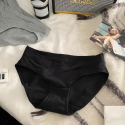 舒適日常 內褲女士純棉低腰透氣純色簡約女生三角褲2025新款