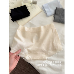 四角內褲女式平角褲女士7A級抗菌純棉女生無痕安全褲防走光短褲女