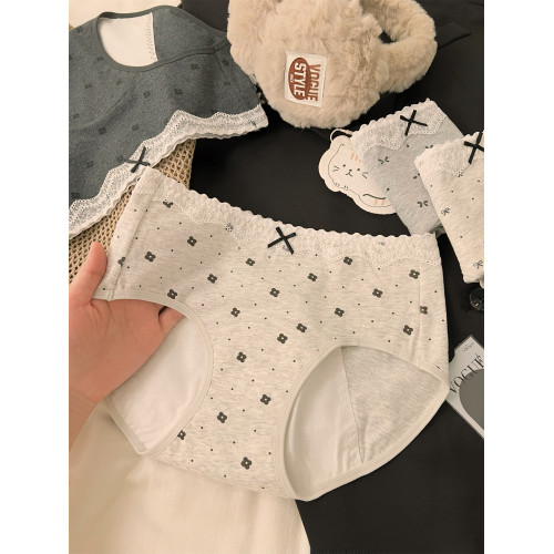 防側漏生理期女士內褲女2025新款純棉抗菌全棉襠中腰月經期三角褲 防側漏生理期女士內褲女2025新款純棉抗菌全棉襠中腰月經期三角褲