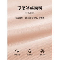 內褲夏季薄款女士冰絲無痕性感提臀翹臀透氣新款網紗褲子純棉抗菌
