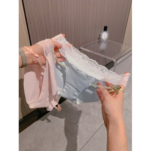 粉霧輕喃~女生純欲風少女感無痕內褲女2025新款蝴蝶結蕾絲女薄款 粉霧輕喃~女生純欲風少女感無痕內褲女2025新款蝴蝶結蕾絲女薄款