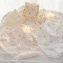 新品A類嬰兒棉內褲女7A抗菌內襠純棉夏透氣中腰包臀學生三角褲頭