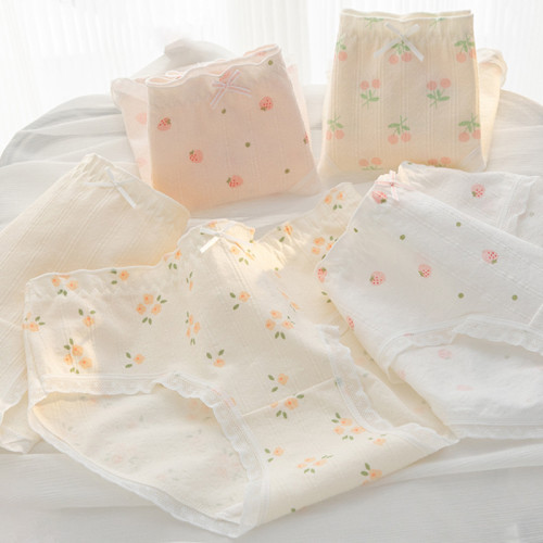 新品A類嬰兒棉內褲女7A抗菌內襠純棉夏透氣中腰包臀學生三角褲頭 新品A類嬰兒棉內褲女7A抗菌內襠純棉夏透氣中腰包臀學生三角褲頭