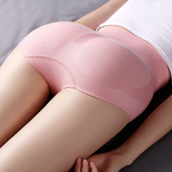 女士內褲女純棉抗菌全棉襠中腰媽媽高腰收腹提臀産後透氣三角短褲