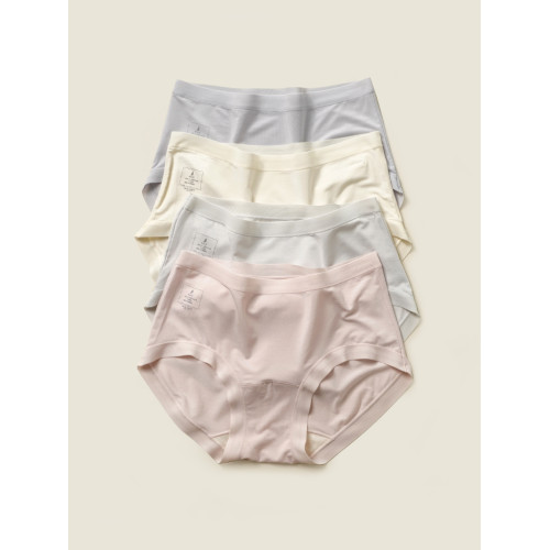 A類女士中低腰內褲 80支莫代爾 7A抑菌桑蠶絲加長內襠 四季款 A類女士中低腰內褲 80支莫代爾 7A抑菌桑蠶絲加長內襠 四季款