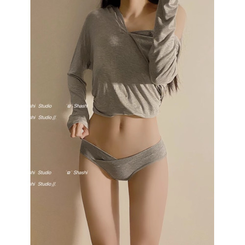 內褲女生純棉抑菌全棉襠低腰透氣2025性感新款無痕運動V腰三角褲 內褲女生純棉抑菌全棉襠低腰透氣2025性感新款無痕運動V腰三角褲
