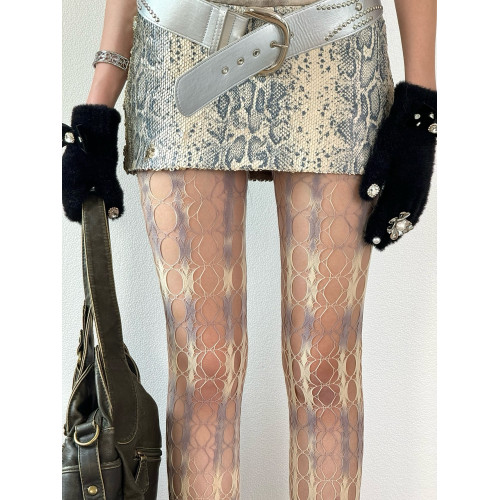 BON 自製輕亞澁穀辣妹紥染網襪小衆不規則漸變印花個性亞比絲襪女 BON 自製輕亞澁穀辣妹紥染網襪小衆不規則漸變印花個性亞比絲襪女