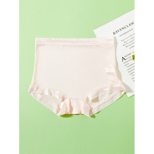 高檔桑蠶絲真絲內褲女透氣舒適蕾絲三角包臀無痕平角內褲抗菌大碼 高檔桑蠶絲真絲內褲女透氣舒適蕾絲三角包臀無痕平角內褲抗菌大碼