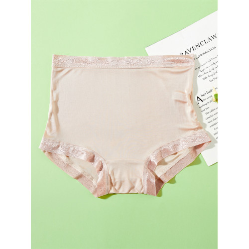 高檔桑蠶絲真絲內褲女透氣舒適蕾絲三角包臀無痕平角內褲抗菌大碼 高檔桑蠶絲真絲內褲女透氣舒適蕾絲三角包臀無痕平角內褲抗菌大碼