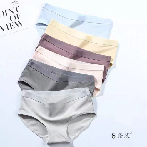 【6條裝】100%內褲女純棉中腰全棉檔無痕少女士透氣大碼三角褲頭 【6條裝】100%內褲女純棉中腰全棉檔無痕少女士透氣大碼三角褲頭