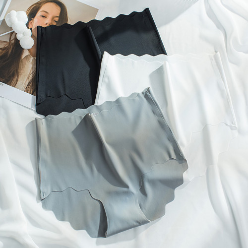 冰絲內褲女高腰女士純棉襠收腹超薄透氣抑菌大碼少女三角短褲夏季 冰絲內褲女高腰女士純棉襠收腹超薄透氣抑菌大碼少女三角短褲夏季