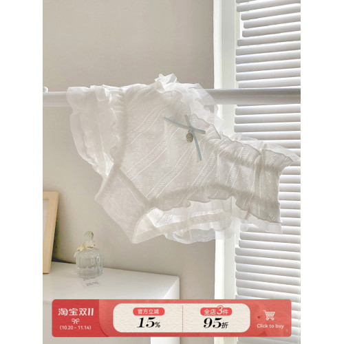 森日和葉清冷純純少女生純棉襠2025新款內褲女甜美可愛女士三角褲 森日和葉清冷純純少女生純棉襠2025新款內褲女甜美可愛女士三角褲