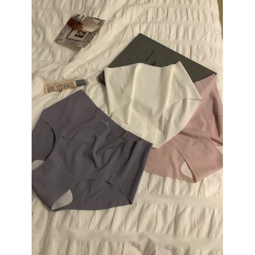 冰絲無痕內褲女士健身夏薄款抗菌短褲純棉襠中腰透氣褲衩三角褲頭 冰絲無痕內褲女士健身夏薄款抗菌短褲純棉襠中腰透氣褲衩三角褲頭