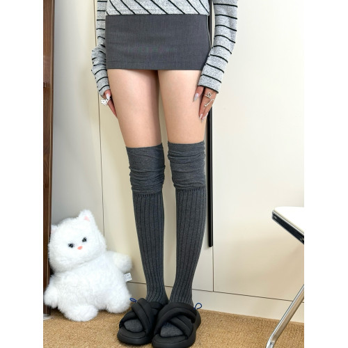 BON 25早春純色拼接堆堆襪韓系辣妹氛圍感穿搭曡穿純欲長筒襪顯瘦 BON 25早春純色拼接堆堆襪韓系辣妹氛圍感穿搭曡穿純欲長筒襪顯瘦