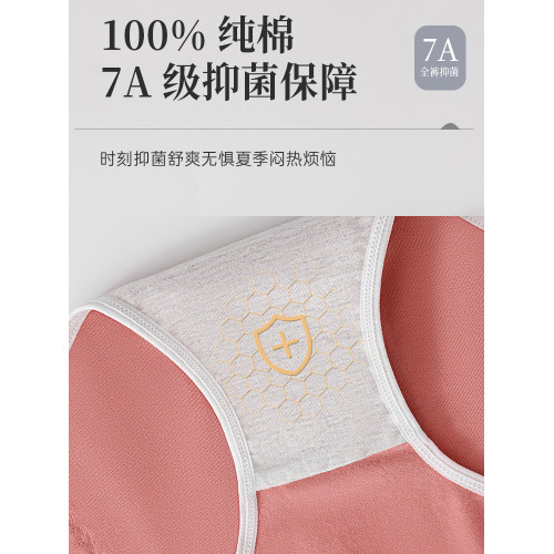 加大碼純棉生理內褲高腰女200斤胖mm姨媽防漏月經期高開叉不勒腿 加大碼純棉生理內褲高腰女200斤胖mm姨媽防漏月經期高開叉不勒腿