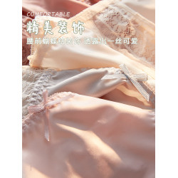 女士內褲性感新款純棉抗菌襠2025薄款中腰少女生夏季蕾絲三角短褲
