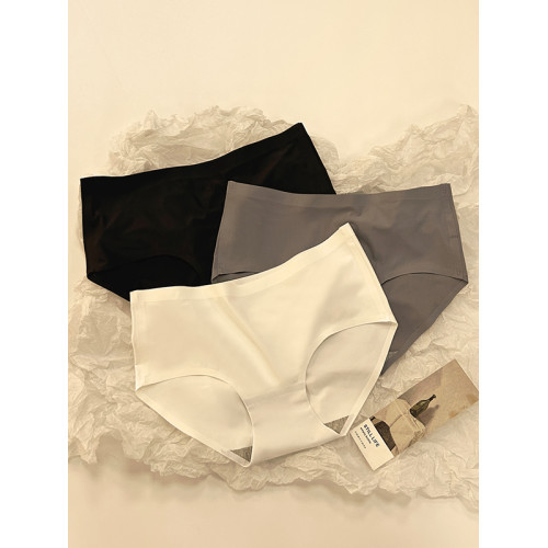 無痕冰絲內褲女士純棉全棉襠抗菌中腰少女生新款簡約夏季薄款短褲 無痕冰絲內褲女士純棉全棉襠抗菌中腰少女生新款簡約夏季薄款短褲