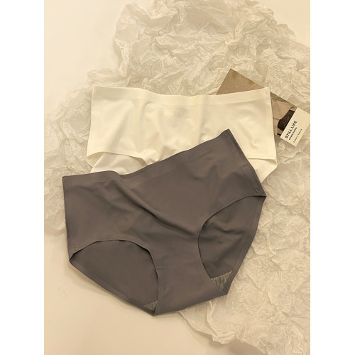 無痕冰絲內褲女士純棉全棉襠抗菌中腰少女生新款簡約夏季薄款短褲 無痕冰絲內褲女士純棉全棉襠抗菌中腰少女生新款簡約夏季薄款短褲