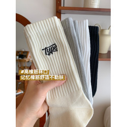 運動男士襪子春秋季款棉襪韓國日系運動ins潮吸汗高筒男生中筒襪