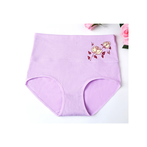 4條裝內褲女士純棉高腰收腹褲産後提臀塑身中腰大碼性感三角褲頭 4條裝內褲女士純棉高腰收腹褲産後提臀塑身中腰大碼性感三角褲頭