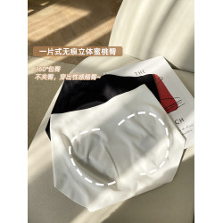 健身瑜珈無痕內褲女士冰絲三角褲防尲尬乳膠墊2025新款夏季薄款