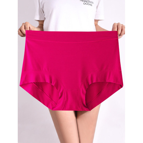 4件裝加肥加大碼薄款莫代爾300斤女士三角內褲高腰收腹胖MM200斤 4件裝加肥加大碼薄款莫代爾300斤女士三角內褲高腰收腹胖MM200斤