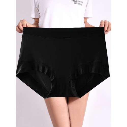 4件裝加肥加大碼薄款莫代爾300斤女士三角內褲高腰收腹胖MM200斤 4件裝加肥加大碼薄款莫代爾300斤女士三角內褲高腰收腹胖MM200斤