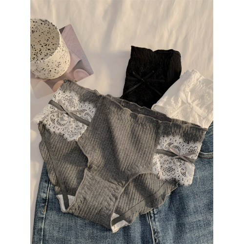 miu系讅美~女生純欲蕾絲三角褲中腰內褲女士純棉7a級抑菌2025新款 miu系讅美~女生純欲蕾絲三角褲中腰內褲女士純棉7a級抑菌2025新款