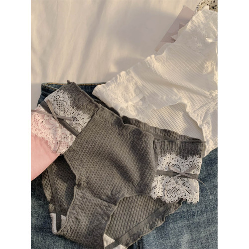 miu系讅美~女生純欲蕾絲三角褲中腰內褲女士純棉7a級抑菌2025新款 miu系讅美~女生純欲蕾絲三角褲中腰內褲女士純棉7a級抑菌2025新款