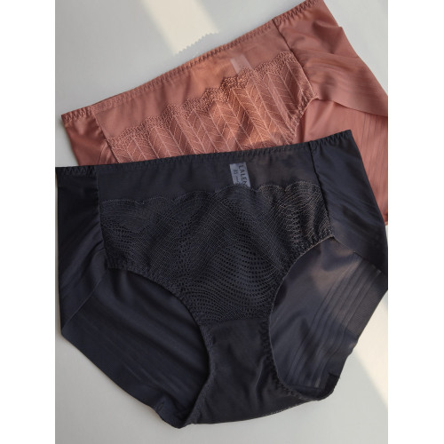 出口韓國原單女士內褲中腰性感無痕包臀純色柔軟蕾絲三角褲頭