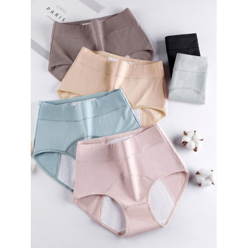 生理期內褲女例假防漏姨媽褲高腰月經期純棉抗菌安全衛生褲三角褲 生理期內褲女例假防漏姨媽褲高腰月經期純棉抗菌安全衛生褲三角褲