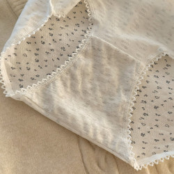 5條裝護臀純棉內褲女中腰日系全棉甜妹少女新款學生透氣三角短褲