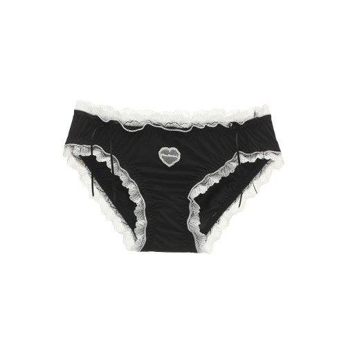 六衹兔子內褲女光滑緞面純棉底襠木耳邊短褲甜美少女風中腰三角褲 六衹兔子內褲女光滑緞面純棉底襠木耳邊短褲甜美少女風中腰三角褲