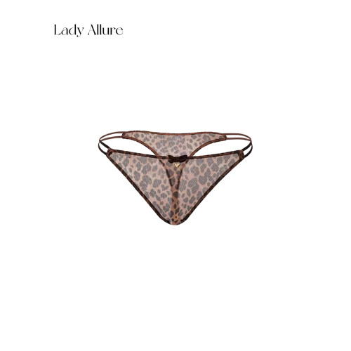 「LA」Xcat·驕縱野貓|欲焰系列*純欲性感豹紋網紗女士丁字內褲 「LA」Xcat·驕縱野貓|欲焰系列*純欲性感豹紋網紗女士丁字內褲