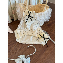 漂亮禮物。少女芭蕾風純欲日系女士中腰純棉女生內褲女蕾絲2024