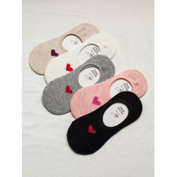 襪子女船襪夏季薄款矽膠防脫不掉跟愛心棉襪可愛日系淺口隱形襪