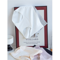 冰絲無痕瑜珈女內褲防尲尬不卡襠2025新款女士中腰大碼三角褲春夏