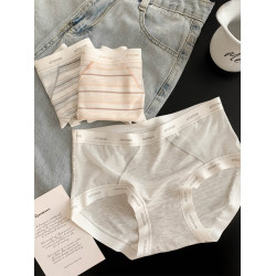 慵懶時光~5A抗菌女士無痕內褲女冰絲三角褲薄款網紗2025新款純棉