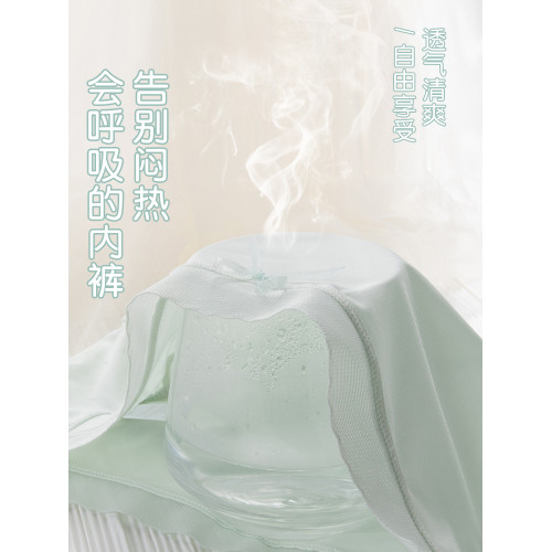 無痕內褲女士超薄款夏季冰絲三角短褲少女生純全棉抗菌襠面膜底褲 無痕內褲女士超薄款夏季冰絲三角短褲少女生純全棉抗菌襠面膜底褲