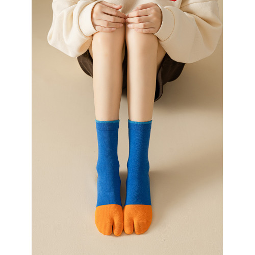 男女二趾襪分趾襪兩指襪棉襪中筒襪吸汗分指襪春秋tabi撞色腳趾襪 男女二趾襪分趾襪兩指襪棉襪中筒襪吸汗分指襪春秋tabi撞色腳趾襪