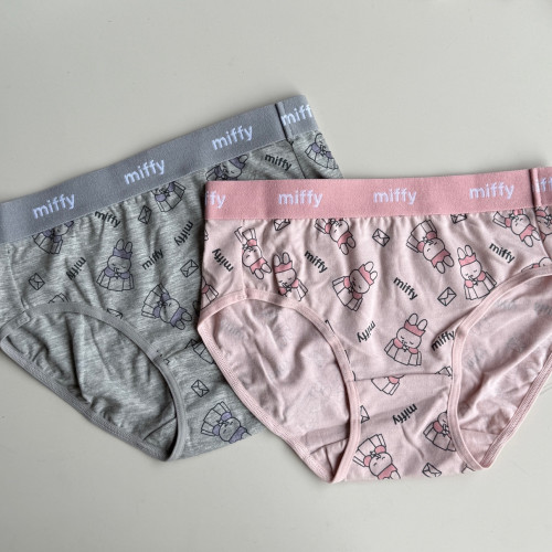 日單 米啥菲呀可愛兔子35含棉量女士三角內褲 信封款118-120箱