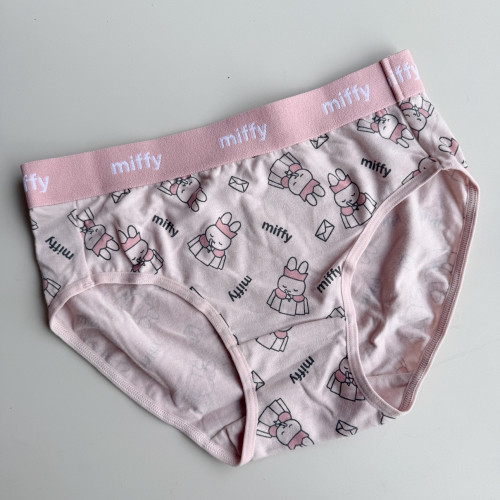 日單 米啥菲呀可愛兔子35含棉量女士三角內褲 信封款118-120箱