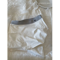 薄荷海。奶油7A嬰兒棉加長內襠女生純棉內褲女女款女士秋冬