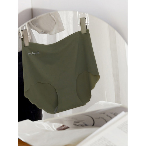 4條 中高腰無痕運動內褲女士冰絲夏季新款健身跑步性感透氣大碼 4條 中高腰無痕運動內褲女士冰絲夏季新款健身跑步性感透氣大碼