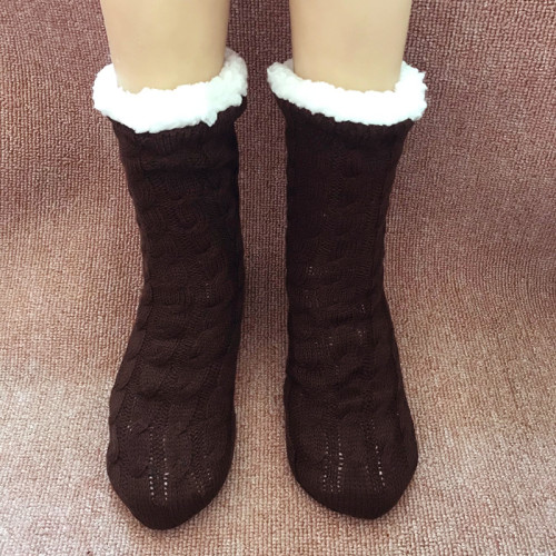 地板襪成人毛線襪家居睡眠襪産後月子襪秋冬季保暖女加絨加厚襪子 地板襪成人毛線襪家居睡眠襪産後月子襪秋冬季保暖女加絨加厚襪子